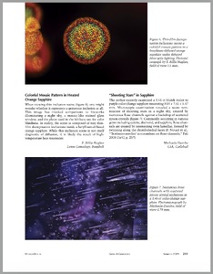 G&G Micro-World: Colorful mosaic pattern in heated orange sapphire